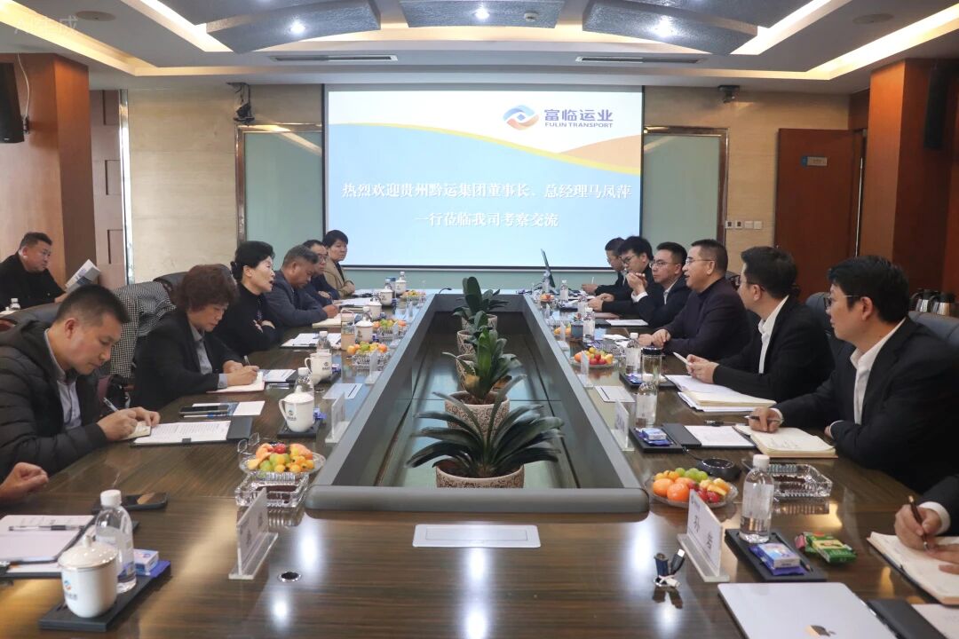 贵州黔运集团董事长、总经理马凤萍一行到DG视讯运业交流座谈